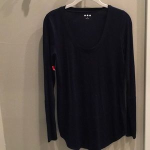 Navy blue three dots long sleeve